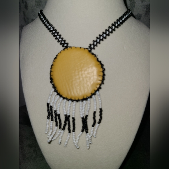 Beaded Thunderbird Necklace - Picture 3 of 6